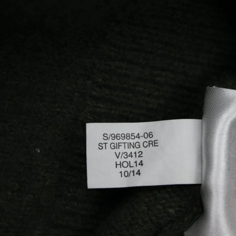 Banana‎ Republic Sweater Mens XL Green Merino Extra Fine Wool Blend L/S Pullover